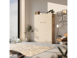 Limited Edition! NEW! SMARTBett Wall Bed 140x200 – Vertical Standard Kaiserberg Oak