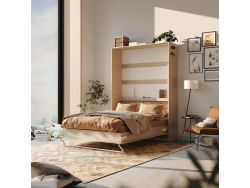 Limited Edition! NEW! SMARTBett Wall Bed 140x200 – Vertical Standard Kaiserberg Oak