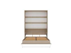 Limited Edition! NEW! SMARTBett Wall Bed 140x200 – Vertical Standard Kaiserberg Oak