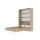 Limited Edition! NEW! SMARTBett Wall Bed 140x200 – Vertical Standard Kaiserberg Oak