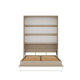 Limited Edition! NEW! SMARTBett Wall Bed 140x200 – Vertical Standard Kaiserberg Oak