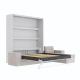 SMARTBett Murphy Bed M3 160x200 White with Sand Grey Corner Sofa