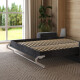 Smartbett Murphy bed with sofa M1 160x200 Vertical Kaiser oak/Anthracite Armrests, 26 cm wide