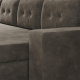 SMARTBett Schrankbett M3 (Tiefe 55cm) Vertikal 160x200 Kaiserberg Eiche inkl. L-Ecksofa Anthrazit