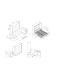 SMARTBett Schrankbett M3 (Tiefe 55cm) Vertikal 160x200 Steingrün inkl. L-Ecksofa Sandgrau