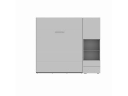 SMARTBett SET M3 Schrankbett 180x200 und Schrank STA.2.0017 (Tiefe 55 cm)