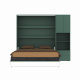 SMARTBett SET M3 Schrankbett 180x200 und Schrank STA.2.0017 (Tiefe 55 cm)