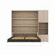 SMARTBett SET M3 Schrankbett 180x200 und Schrank STA.2.0017 (Tiefe 55 cm)