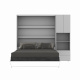 SMARTBett SET M3 Schrankbett 180x200 und Schrank STA.2.0017 (Tiefe 55 cm)