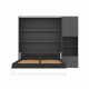 SMARTBett SET M3 Schrankbett 180x200 und Schrank STA.2.0017 (Tiefe 55 cm)