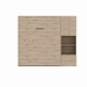 SMARTBett SET M3 wall bed 160x200 and cabinet STA.2.0017 (depth 55 cm)