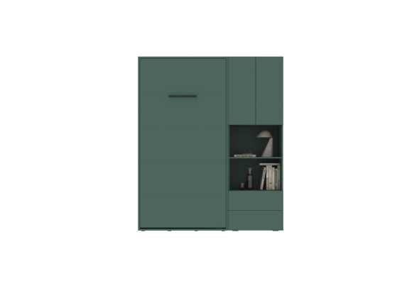 SMARTBett SET M3 Schrankbett 140x200 und Schrank STA.2.0017 (Tiefe 55 cm)