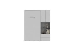 SMARTBett SET M3 Schrankbett 100x200 und Schrank STA.2.0017 (Tiefe 55 cm)