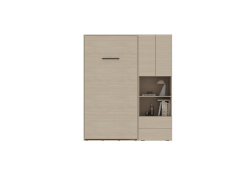 SMARTBett SET M3 Schrankbett 100x200 und Schrank STA.2.0017 (Tiefe 55 cm)