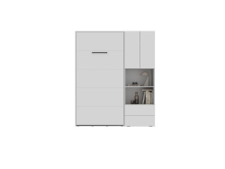 SMARTBett SET M3 Schrankbett 100x200 und Schrank STA.2.0017 (Tiefe 55 cm)