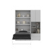 SMARTBett SET M3 Schrankbett 100x200 und Schrank STA.2.0017 (Tiefe 55 cm)