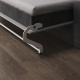 SMARTBett wall bed M3 180x200 (depth 55cm) vertical incl. 2 x LED shelves STA.2.0021 pearl grey incl. sofa anthracite
