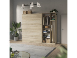AKTION! NEW!!! SMARTBett Murphy Bed set  160x200 vertical + 100 closet Oak Sonoma/ Oak Sonoma