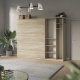 AKTION! NEW!!! SMARTBett Murphy Bed set  160x200 vertical + 100 closet Oak Sonoma/ Oak Sonoma