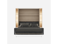 SMARTBett Schrankbett M3 180x200 (Tiefe 55cm) Vertikal...