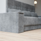 SMARTBett wall bed M3 180x200 (depth 55cm) vertical incl. 2 x LED shelves STA.2.0021 Kayserberg Oak incl. sofa anthracite