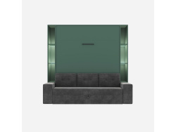 SMARTBett Schrankbett M3 160x200 (Tiefe 55cm) Vertikal...