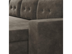 SMARTBett SET Murphy bed M3 160x200 (depth 55cm) vertical incl. 2 x LED shelves STA.2.0021 stone green incl. sofa anthracite