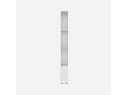 SMARTBett SET Murphy bed M3 160x200 (depth 55cm) vertical incl. 2 x LED shelves STA.2.0021 white incl. sofa anthracite Armrests 26 cm with drawers