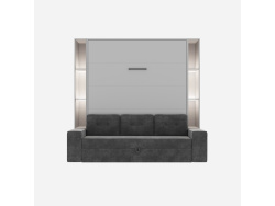 SMARTBett Murphy bed M3 160x200 (depth 55cm) vertical...