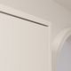 SMARTBett SET Murphy bed M3 140x200 (depth 55cm) vertical + 2x LED shelves STA.2.0021 WHITE incl. sofa anthracite