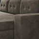 SMARTBett SET Murphy bed M3 140x200 (depth 55cm) vertical + 2x LED shelves STA.2.0021 ANTHRACITE incl. sofa anthracite Armrests 26 cm