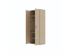 SMARTBett wardrobe STA.0026 M2/M3 (55 cm depth) – 2-door  90 cm wide Kaiserberg Oak