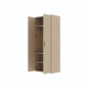 SMARTBett wardrobe STA.0026 M2/M3 (55 cm depth) – 2-door  90 cm wide Kaiserberg Oak