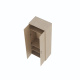 SMARTBett wardrobe STA.0026 M2/M3 (55 cm depth) – 2-door  90 cm wide Kaiserberg Oak