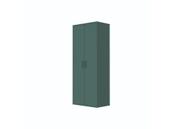 SMARTBett Schrank STA.0026 M2/M3 (55 cm Tiefe) – 2-türiger Kleiderschrank, 90 cm breit Steingrün