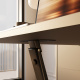 SMARTBett Murphy Bed incl Desk M3 (55cm Depth) 140x200cm Vertical Anthracite