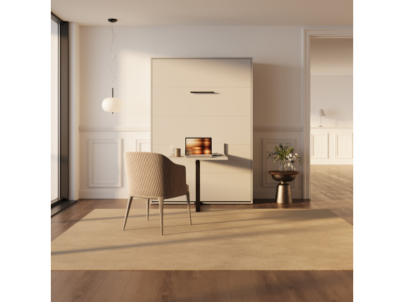 SMARTBett Murphy Bed 160x200 Vertical M3 Depth 55cm with Table