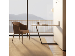 SMARTBett M3 Vertical Murphy Bed Set (55 cm depth) 140x200 cm, incl. table – White