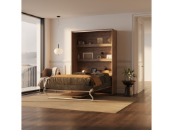 SMARTBett M3 Vertical Murphy Bed Set (55 cm depth) 140x200 cm, incl. table – White