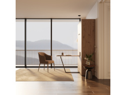 SMARTBett M3 Vertical Murphy Bed Set (55 cm depth) 140x200 cm, incl. table – White