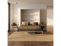 SMARTBett Murphy Bed incl Desk M3 (55cm Depth) 160x200cm...