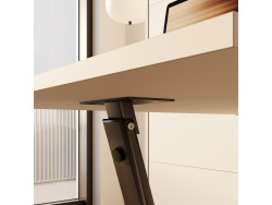 SMARTBett Murphy Bed incl Desk M3 (55cm Depth) 160x200cm Vertical White