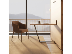 SMARTBett Murphy Bed incl Desk M3 (55cm Depth) 160x200cm Vertical Wild Oak