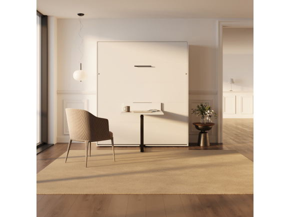 SMARTBett Schrankbett 180x200 Vertikal M3 Tiefe 55cm mit Tisch