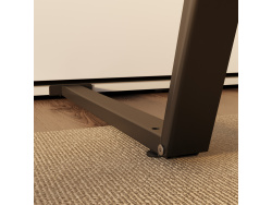 SMARTBett Schrankbett M3 (55cm Tiefe) 180x200cm Vertikal inkl.TISCH Weiß