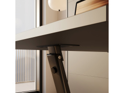SMARTBett Murphy Bed M3 with Desk  (55cm Depth) 180x200cm Vertical Anthracite