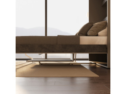 SMARTBett Murphy Bed M3 with Desk  (55cm Depth) 180x200cm Vertical Anthracite