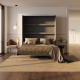 SMARTBett Murphy Bed M3 with Desk  (55cm Depth) 180x200cm Vertical Anthracite