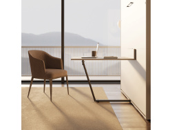 SMARTBett Murphy Bed M3 with Desk (55cm Depth) 180x200cm Vertical Pearl Grey