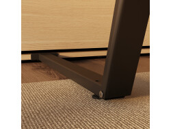 SMARTBett Schrankbett M3 (55cm Tiefe) 180x200cm Vertikal inkl.TISCH Kaiserberg Eiche